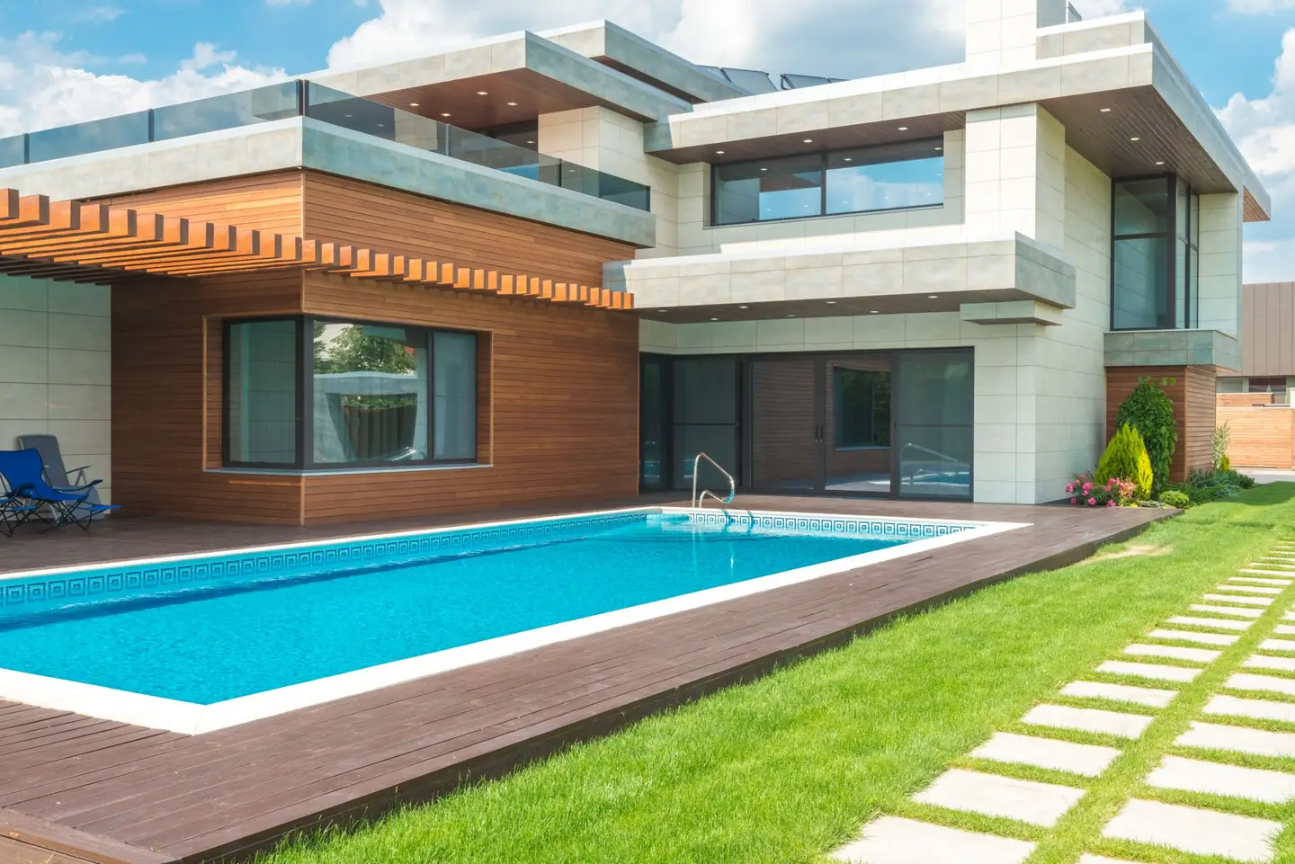 Swimming pool built in Gosforth, NSW